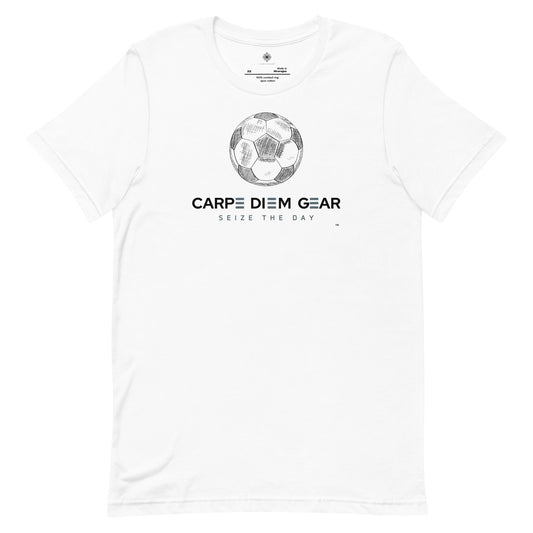 Carpe Diem Gear | Simply | Soccer | Unisex 100% Cotton T-Shirt