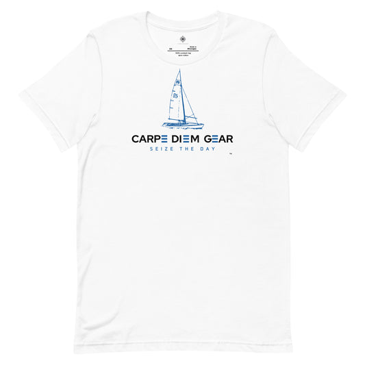 Carpe Diem Gear | Simply | Sailing II | Unisex 100% Cotton T-Shirt