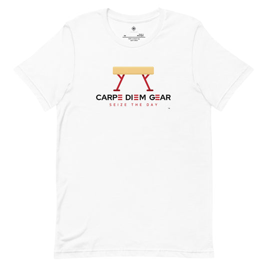 Carpe Diem Gear | Simply | Gymnastics (Balance Beam) | Unisex 100% Cotton T-Shirt