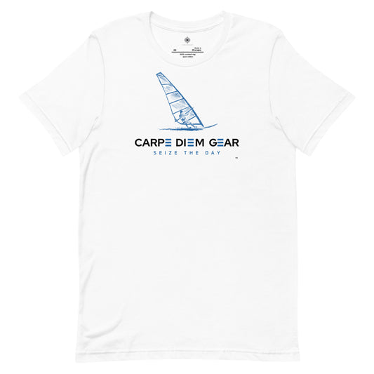 Carpe Diem Gear | Simply | Wind Surfing II | Unisex 100% Cotton T-Shirt