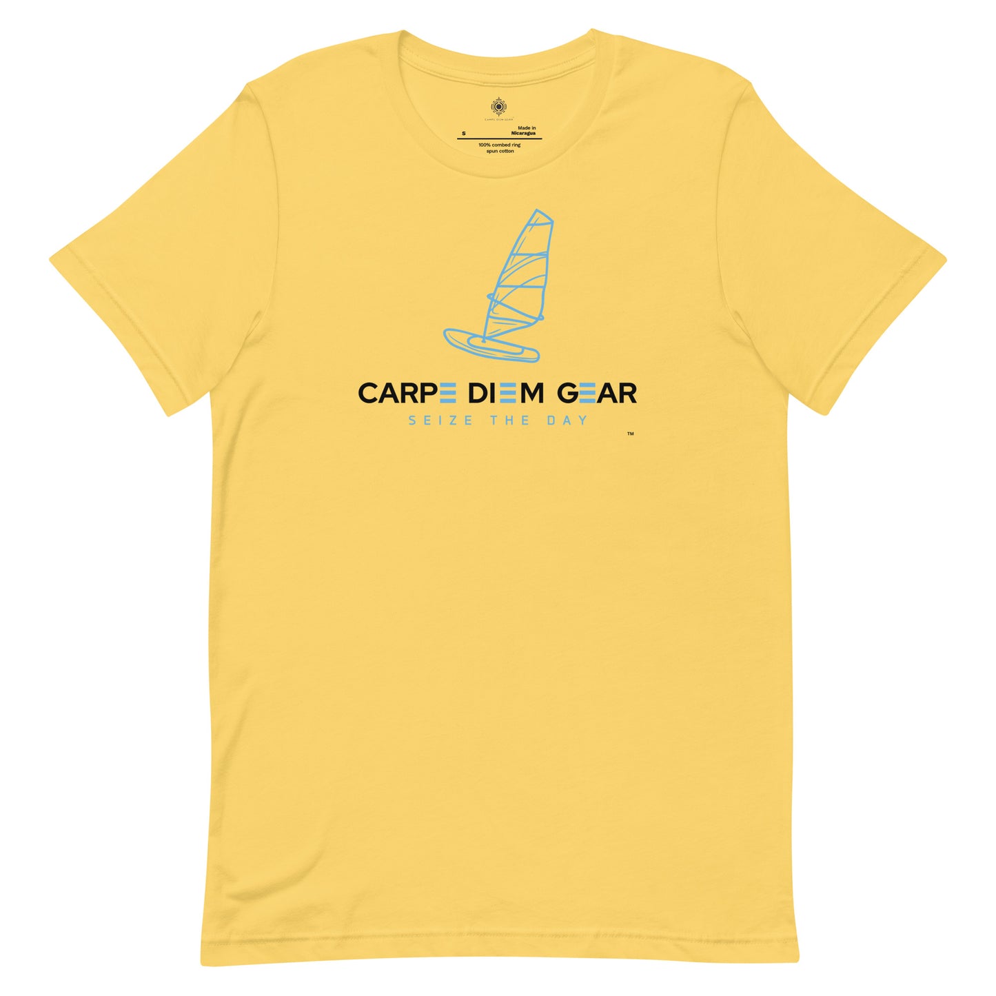 Carpe Diem Gear | Simply | Windsurfing | Unisex 100% Cotton T-Shirt