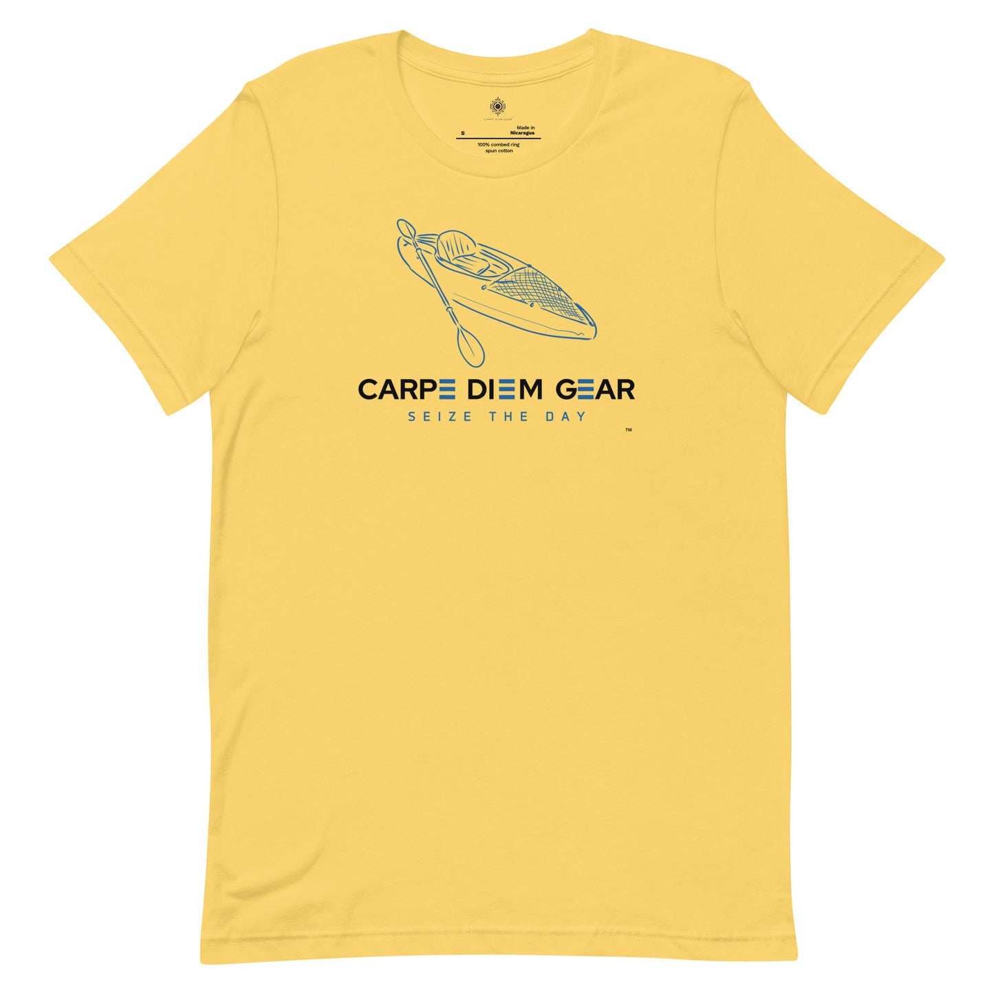 Carpe Diem Gear | Simply | Kayak | Unisex 100% Cotton T-Shirt