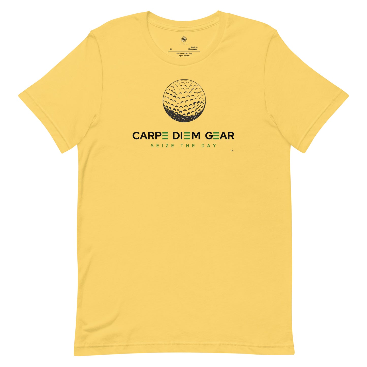 Carpe Diem Gear | Simply | Golf (Ball) | Unisex 100% Cotton T-Shirt