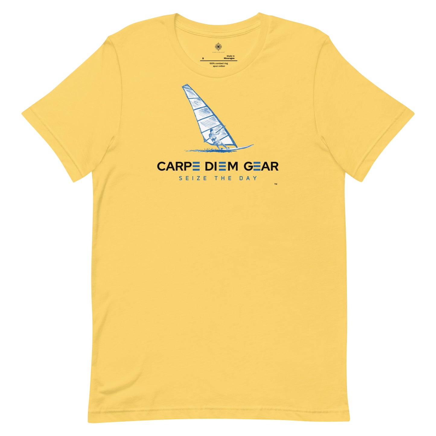 Carpe Diem Gear | Simply | Wind Surfing II | Unisex 100% Cotton T-Shirt