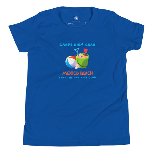 Carpe Diem Gear | Beach Life | Mexico Beach Kids Club Beach Toys | Unisex 100% Cotton T-Shirt
